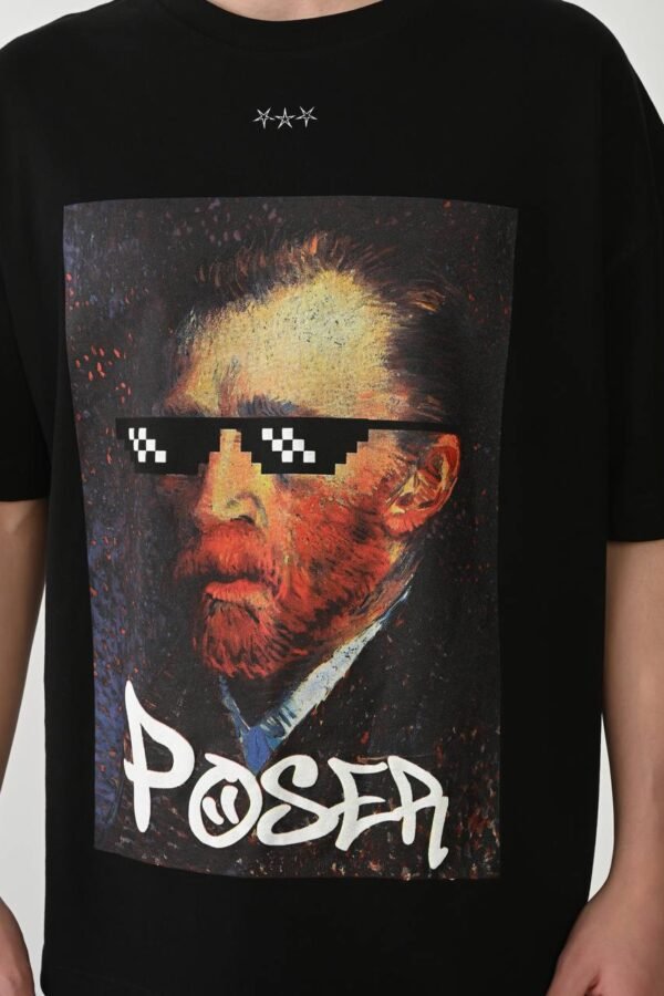 POSER T-SHIRT - BLACK