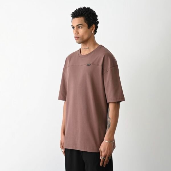 SIMPLE T-SHIRT - LIGHT BROWN