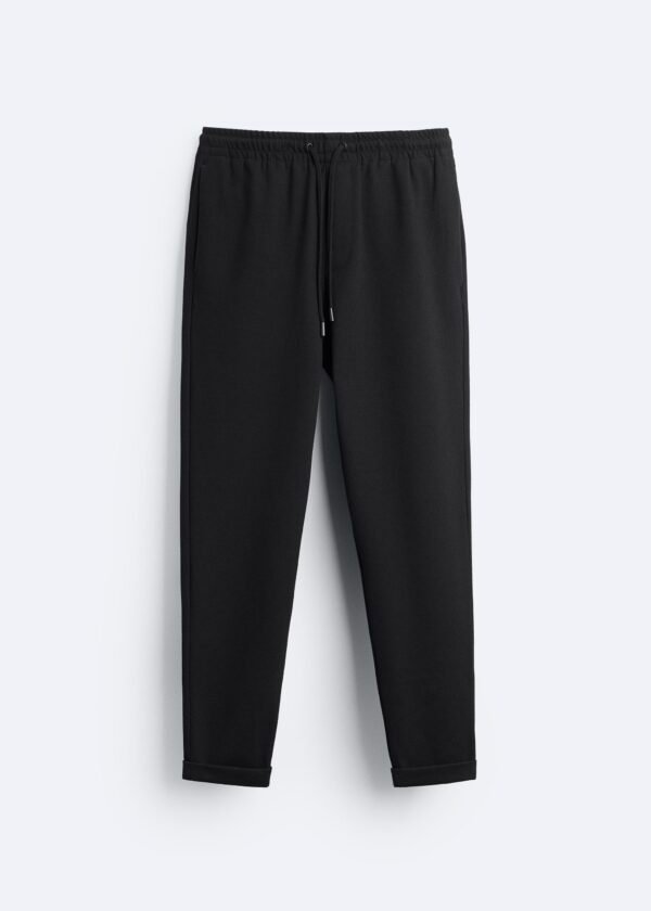 STRETCH TROUSERS - BLACK