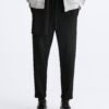 STRETCH TROUSERS - BLACK