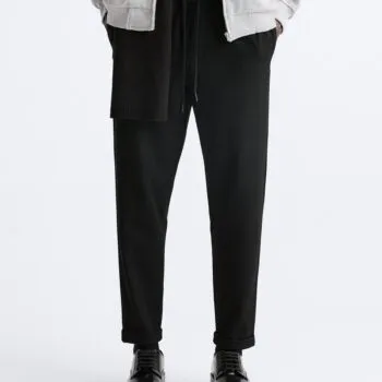 STRETCH TROUSERS - BLACK