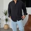 ESSENTIAL SHIRT - BLACK