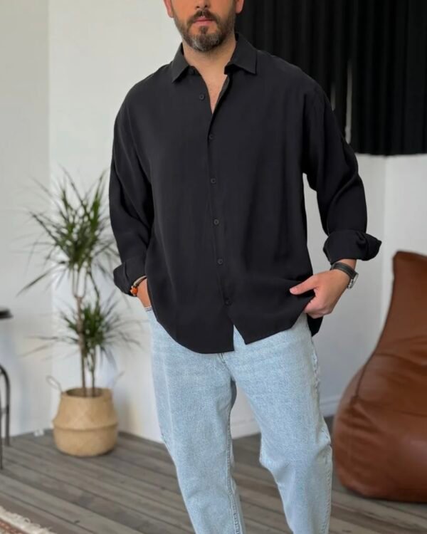 ESSENTIAL SHIRT - BLACK