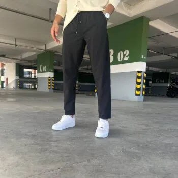 PARACHUTE FABRIC JOGGER - BLACK