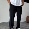 PARACHUTE FABRIC JOGGER BAGGY - BLACK