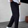 PARACHUTE FABRIC JOGGER BAGGY - BLACK