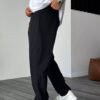 PARACHUTE FABRIC JOGGER BAGGY - BLACK
