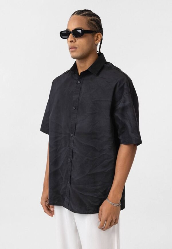 WASHED SHIRT - BLACK