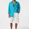 LINEN SHIRT - OCEAN