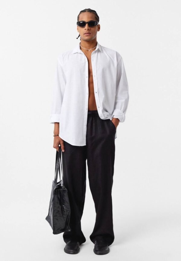 LINEN SHIRT - WHITE