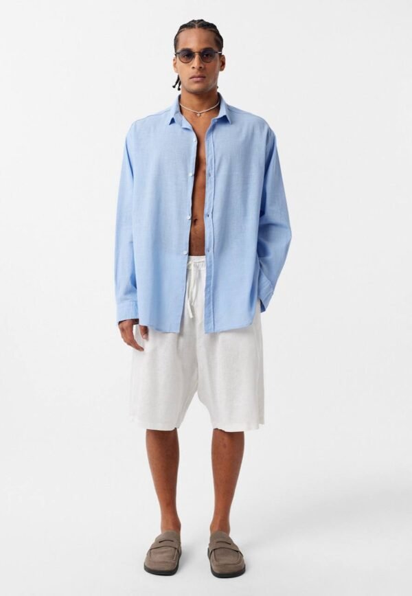 LINEN SHIRT - LIGHT BLUE