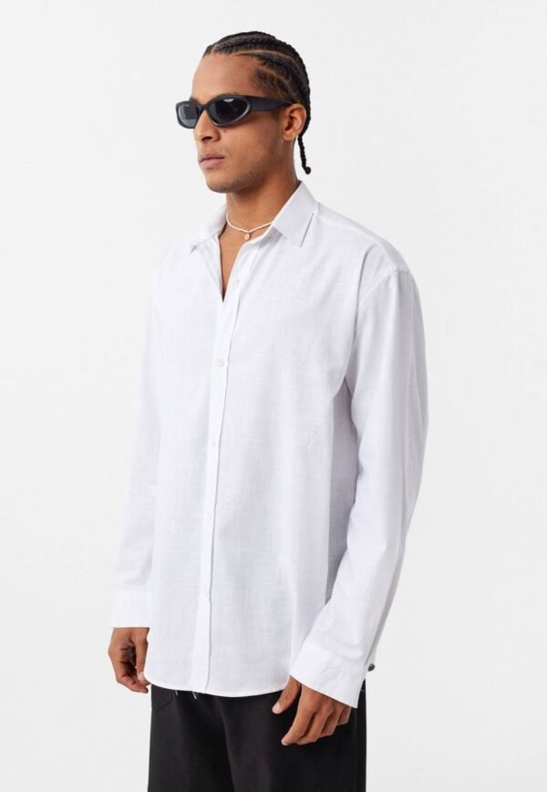 LINEN SHIRT - WHITE