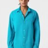LINEN SHIRT - OCEAN