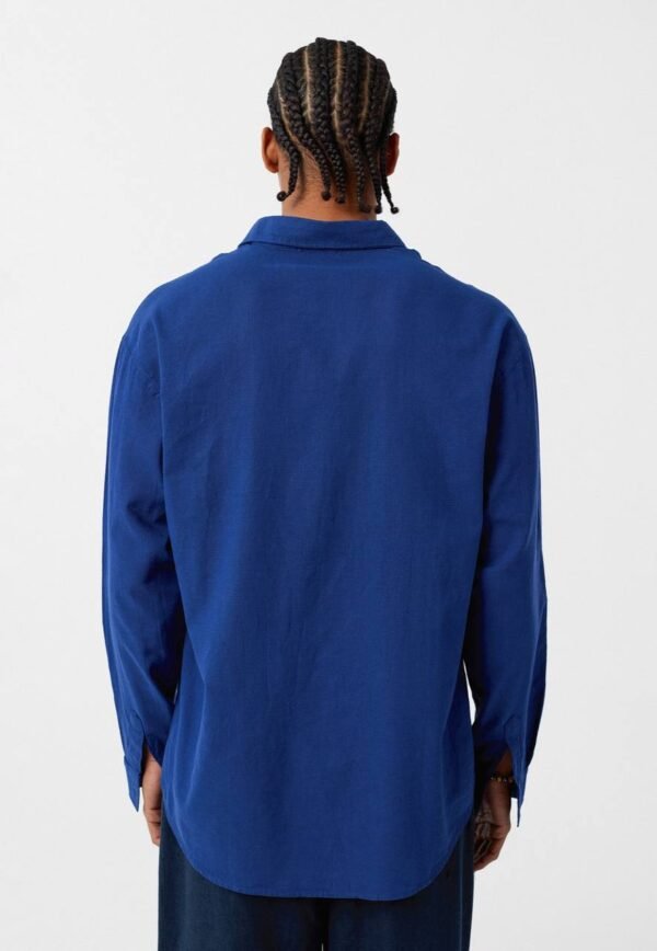 LINEN SHIRT - NAVY