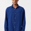 LINEN SHIRT - NAVY