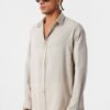 LINEN SHIRT - BEIGE