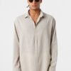 LINEN SHIRT - BEIGE