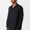 LINEN SHIRT - BLACK