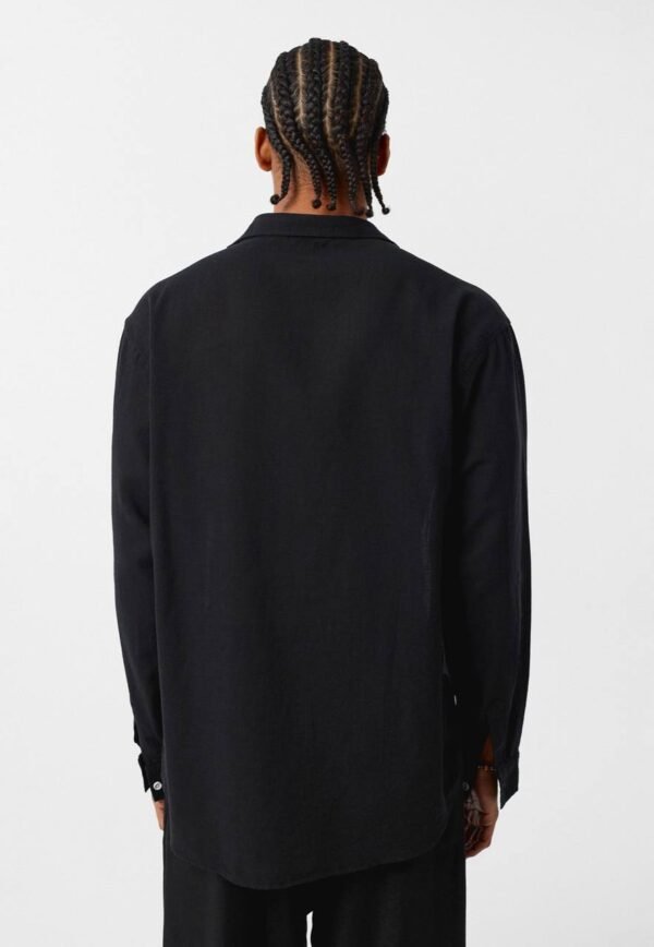LINEN SHIRT - BLACK