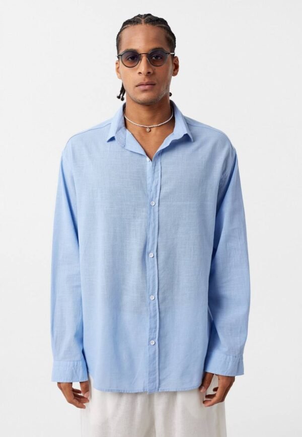 LINEN SHIRT - LIGHT BLUE