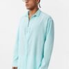 LINEN SHIRT - LIGHT GREEN