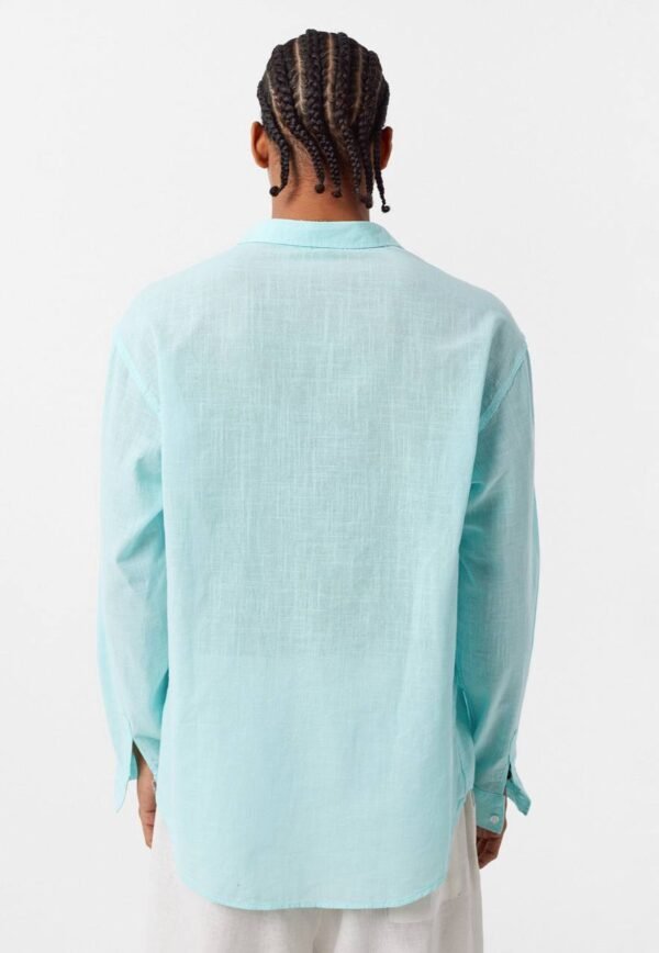 LINEN SHIRT - LIGHT GREEN