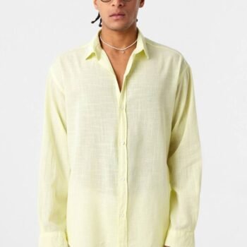 LINEN SHIRT - YELLOW