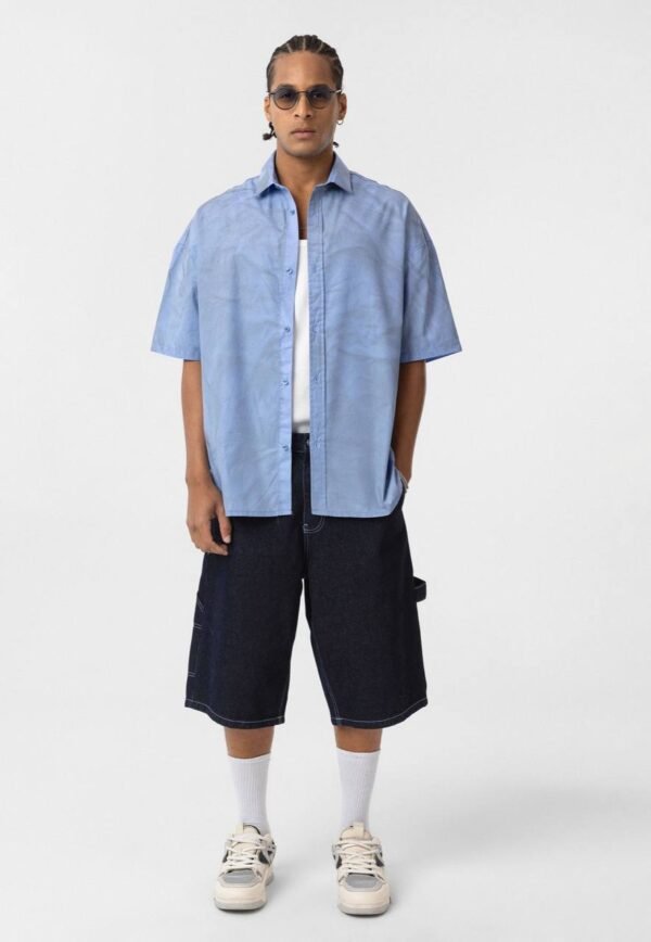 WASHED SHIRT - BLUE