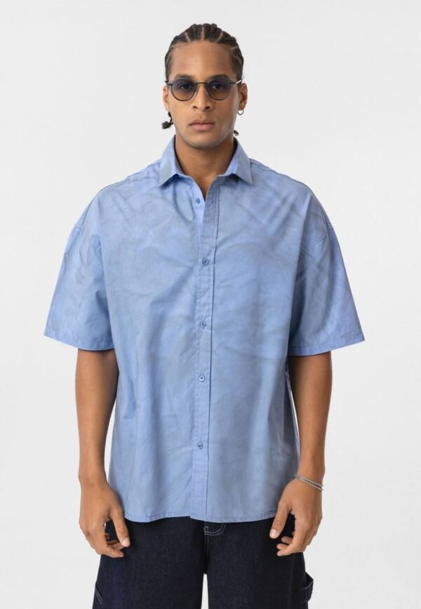 WASHED SHIRT - BLUE