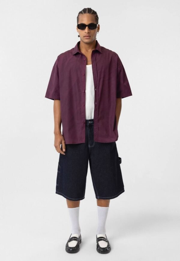 WASHED SHIRT - MAROON
