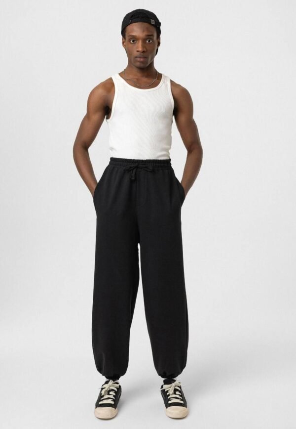 BASIC JOGGER TROUSERS - BLACK