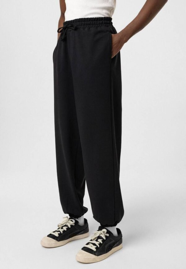 BASIC JOGGER TROUSERS - BLACK