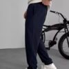 PARACHUTE FABRIC JOGGER BAGGY - NAVY