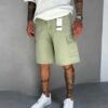 CARGO SHORT JEANS - SERENE GREEN