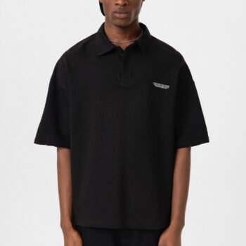 CLASSY POLO T-SHIRT - BLACK