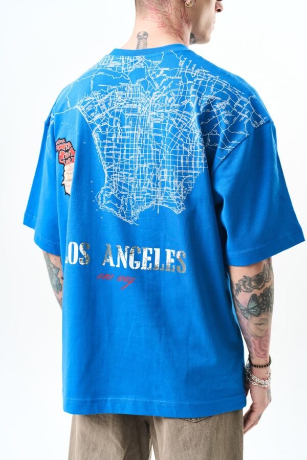 LOS ANGELES T-SHIRT - BLUE
