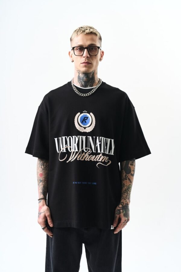 UNFORTUNATELY T-SHIRT - BLACK