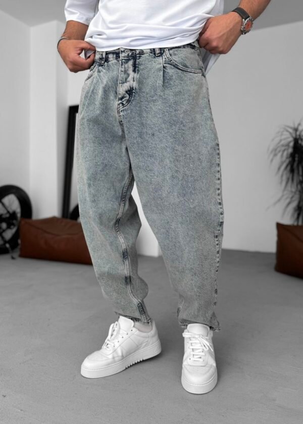 BALLON JEANS - WASHED BLUE