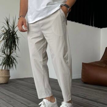 PARACHUTE FABRIC JOGGER - BEIGE