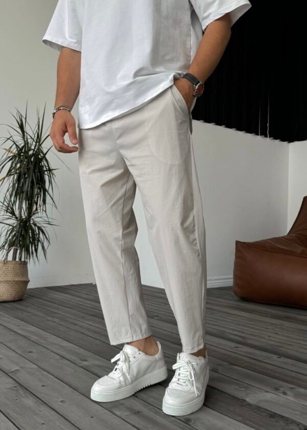 PARACHUTE FABRIC JOGGER - BEIGE