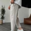 PARACHUTE FABRIC JOGGER - BEIGE