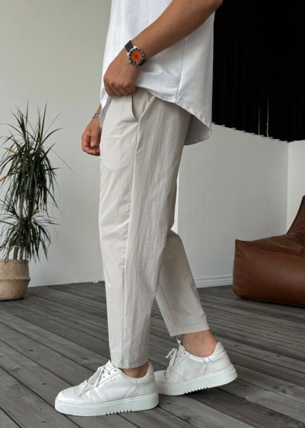 PARACHUTE FABRIC JOGGER - BEIGE