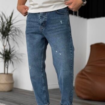 BOYFRIEND JEANS - BLUE