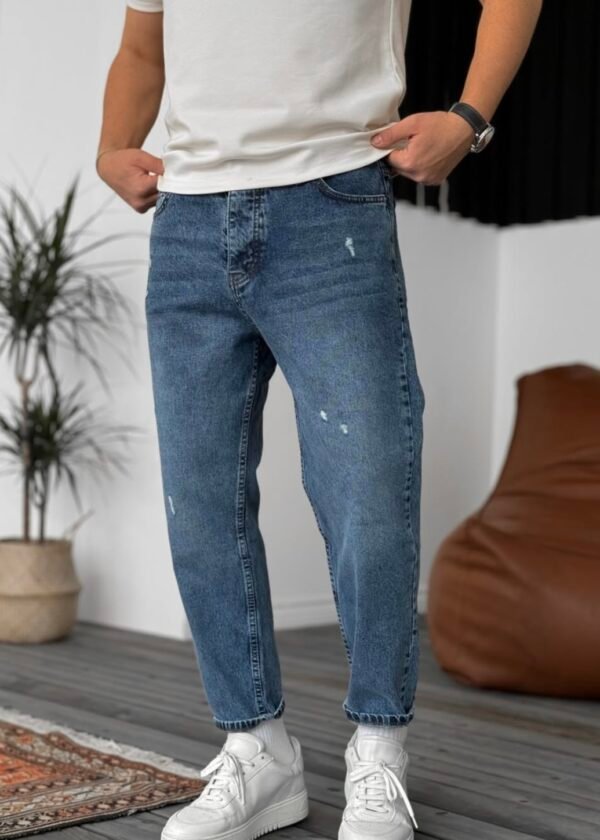 BOYFRIEND JEANS - BLUE