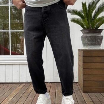 BOYFRIEND JEANS - BLACK