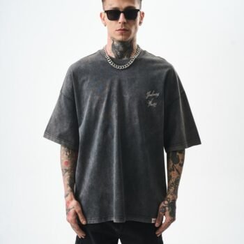 JEALOUSY BURNS T-SHIRT - WASHED BLACK