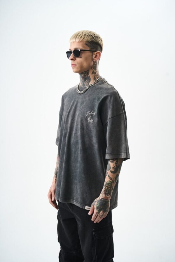 JEALOUSY BURNS T-SHIRT - WASHED BLACK