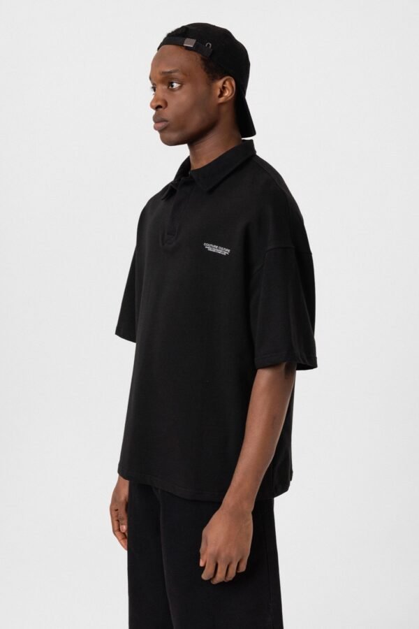 CLASSY POLO T-SHIRT - BLACK