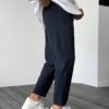 PARACHUTE FABRIC JOGGER - NAVY