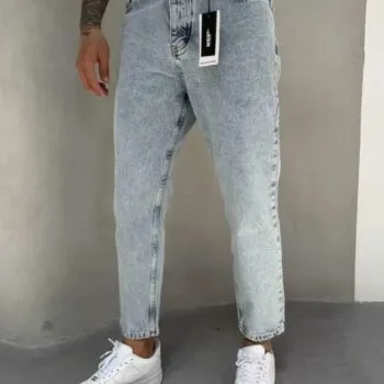 BOYFRIEND JEANS - ICE WASH